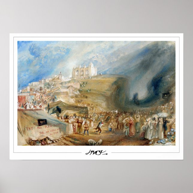 JMW Turner Zedign Art Poster nº 27-3 (Frente)