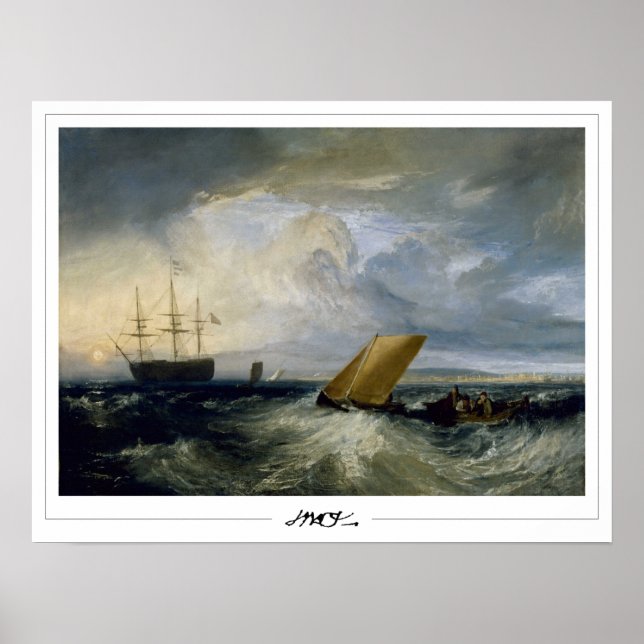 JMW Turner Zedign Art Poster nº 30-3 (Frente)