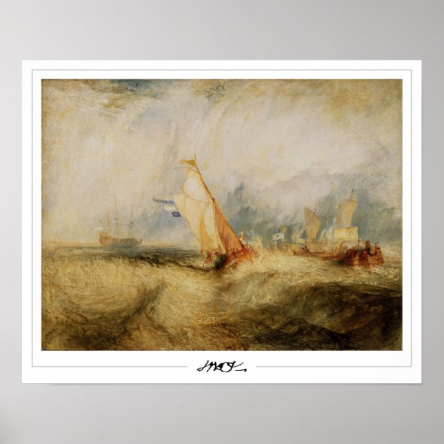JMW Turner Zedign Art Poster nº 32 (Frente)