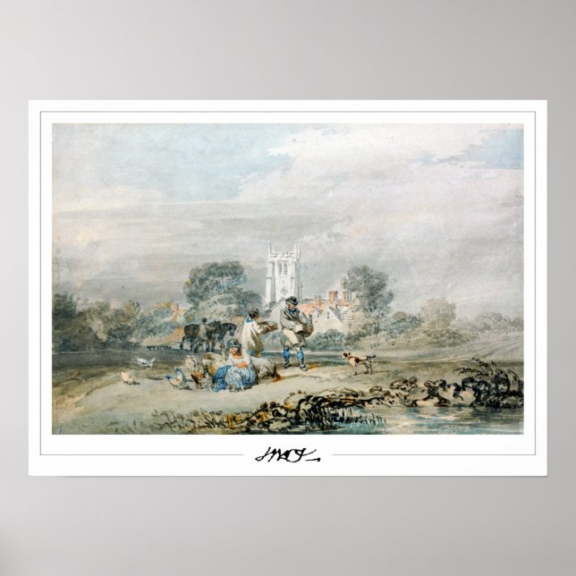 JMW Turner Zedign Art Poster nº 408-3 (Frente)