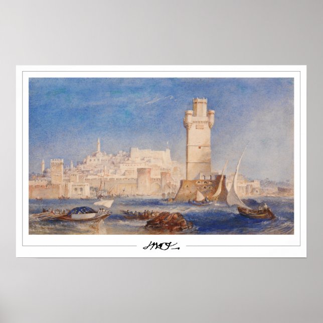JMW Turner Zedign Art Poster nº 44 (Frente)