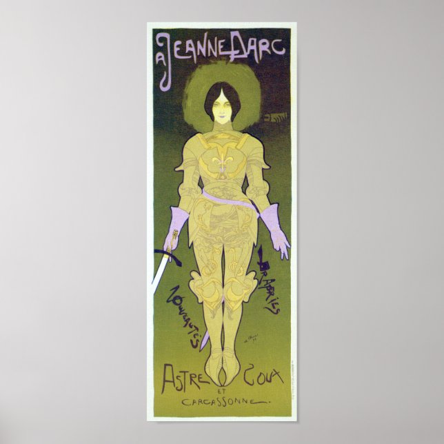 Joan of Arc Costumes Advertising Poster (Frente)