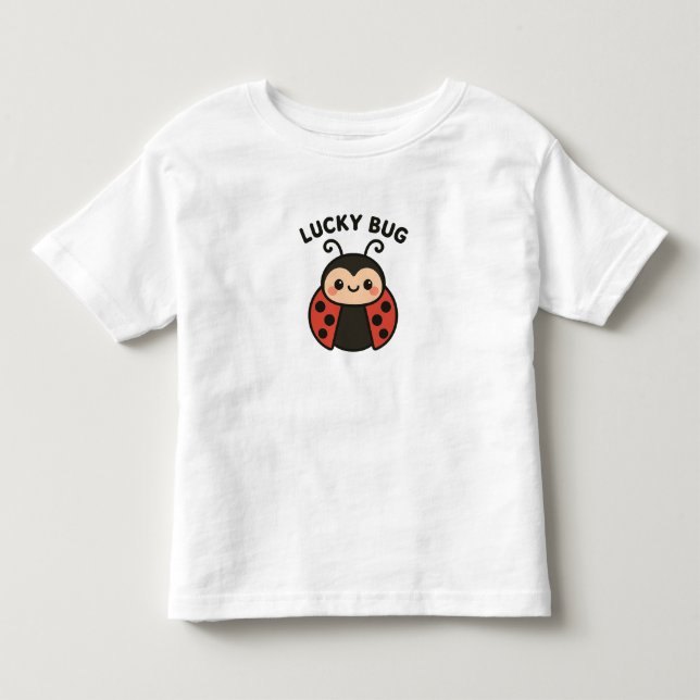 Joaninha Bicho da Sorte – Camiseta para Menina Peq (Frente)