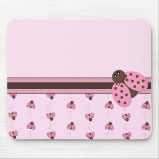 Joaninha cor-de-rosa Mousepad