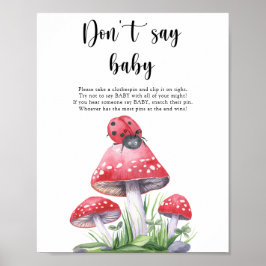 Joaninha - Não diga Poster de bebê