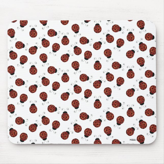 Joaninha pequeno Mousepad (Frente)