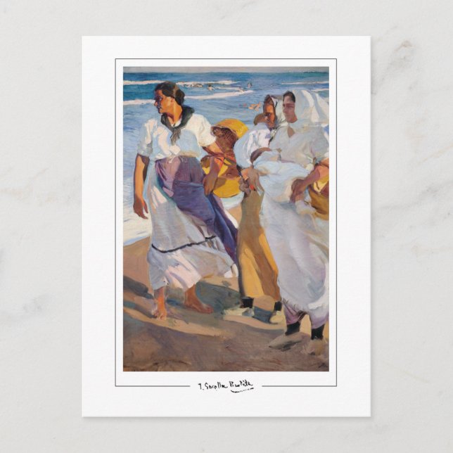 Joaquín Sorolla #1 - Cartão Postal de Arte (Frente)