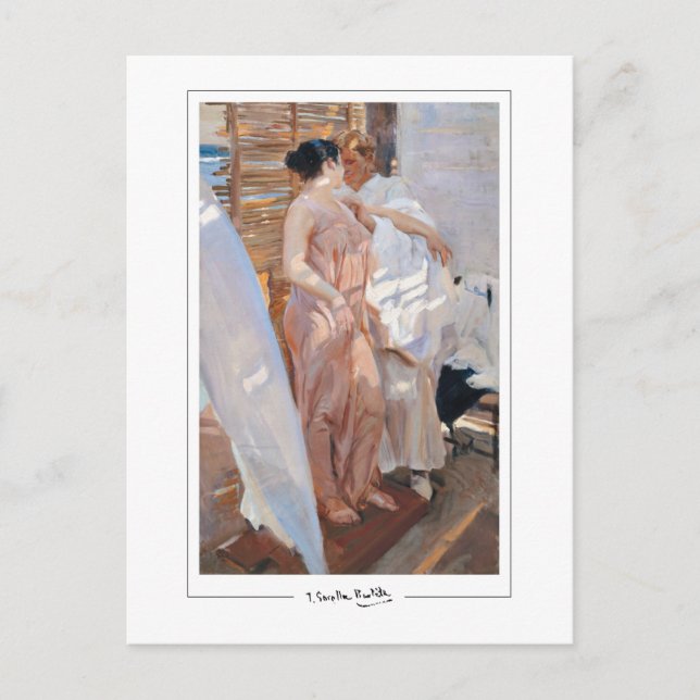 Joaquín Sorolla #5 - Cartão postal de arte fina (Frente)