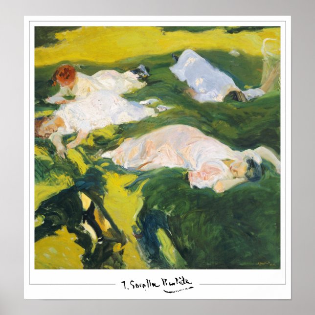 Joaquín Sorolla Zedign Art Poster nº 29 (Frente)