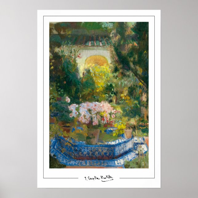 Joaquín Sorolla Zedign Art Poster nº 4 (Frente)