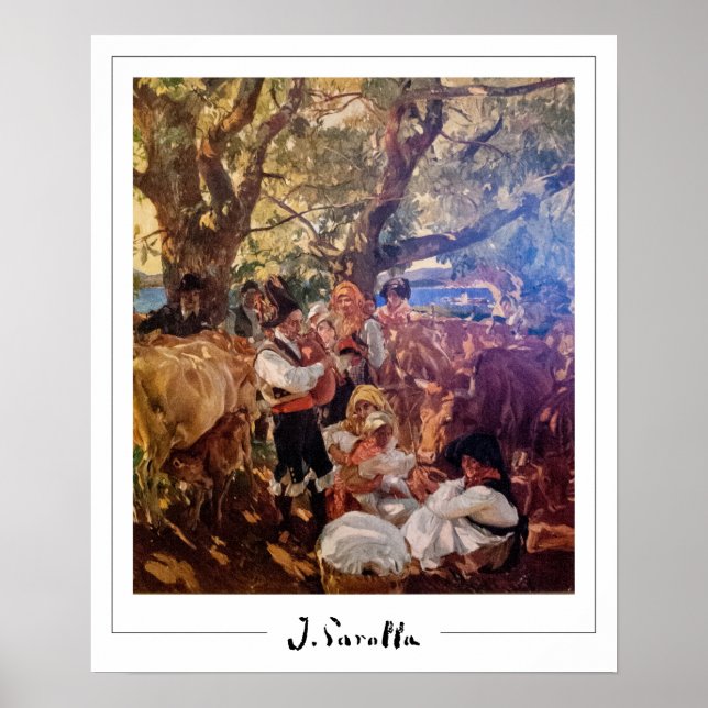 Joaquín Sorolla Zedign Art Poster nº 79 (Frente)
