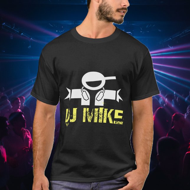 Jockey de disco personalizado / DJ / t-shirt DJ (Criador carregado)