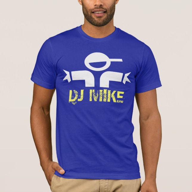 Jockey de disco personalizado / DJ / t-shirt DJ (Frente)