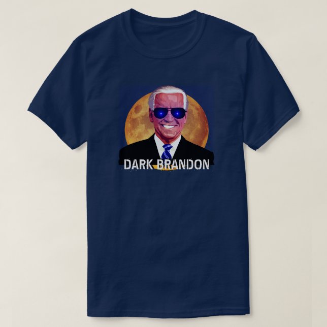 Joe Biden como T-Shirt Brandon Escuro (Frente do Design)