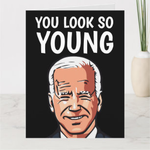 JOE BIDEN ENGRAÇADO CARTÕES DE ANIVERSÁRIO PARA EL