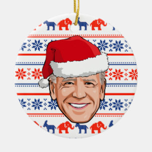 Joe Biden, Ornamento Cerâmico de Natal