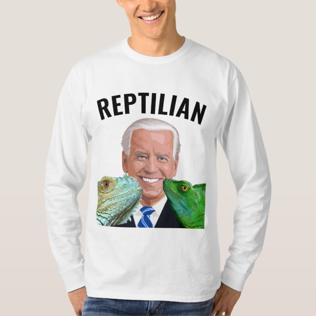 JOE BIDEN REPTILIAN FUNNY T-SHIRTS (Frente)