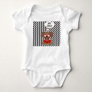 Joe Legal camisa bebê cachorrinho dormente