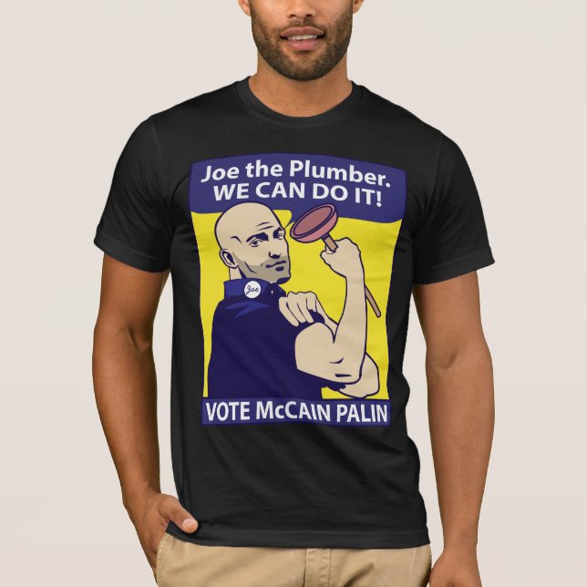 Joe o canalizador, nós podemos fazê-lo t-shirt (Frente)