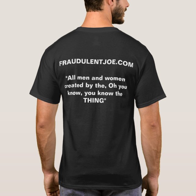 Joe T-Shirt Fraudulento (Verso)