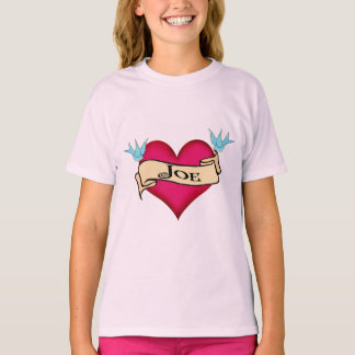 Joe - T-shirts e presentes de tatuagem cardíaca pe