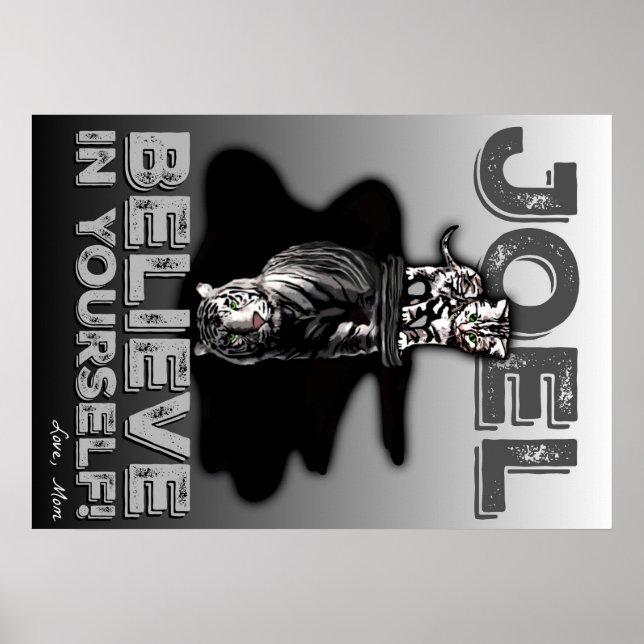 Joel, acredite em si mesmo! Poster personalizado (Frente)