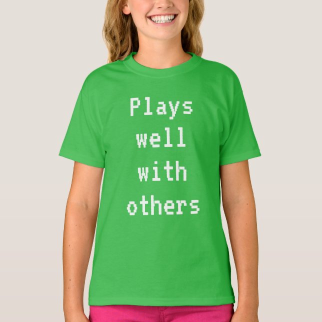 Joga bem com a camiseta de outras garotas (Frente)