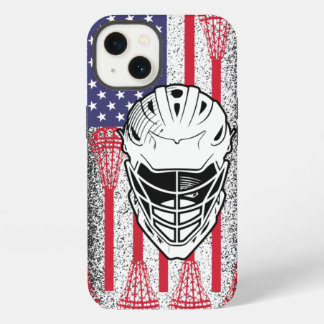Jogador americano de lacrosse lax flag