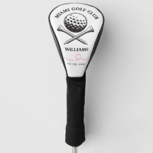Jogador clássico do Golf Club Nome Cobrir Golf Hea