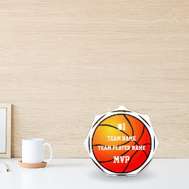 Jogador de Basquete Personalizado MVP do Time
