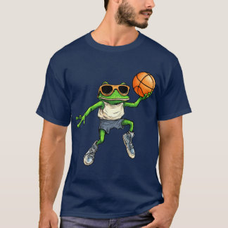 Jogador de basquete/sapo de basquete T-Shirt