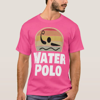 Jogador de Camisas do Polo Aquático Retro Equipe d