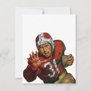 Jogador de futebol americano retrô número 31