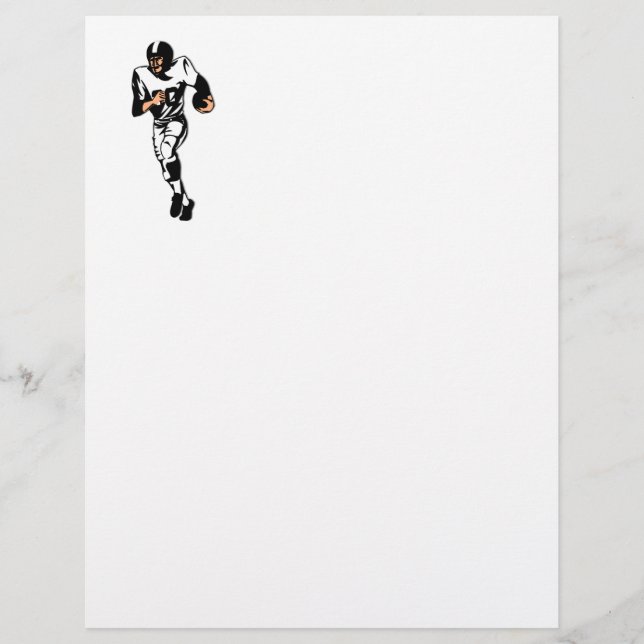 Jogador de Futebol Americano Running Back (Frente)