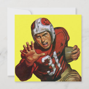 Jogador De Futebol Do Vintage No. 31