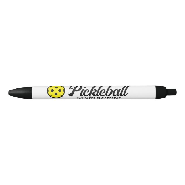 Jogador de pickleball escrevendo canetas com citaç (Frente)