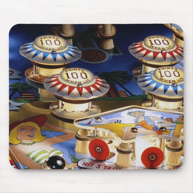Jogador de Pinball - Mousepad Não-Tutelar #24 (Frente)