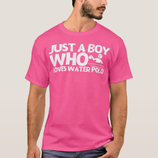 Jogador de Polo Água Apenas Um Menino Que Ama Polo