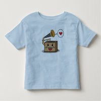 Jogador gravado bonito - o t-shirt da criança