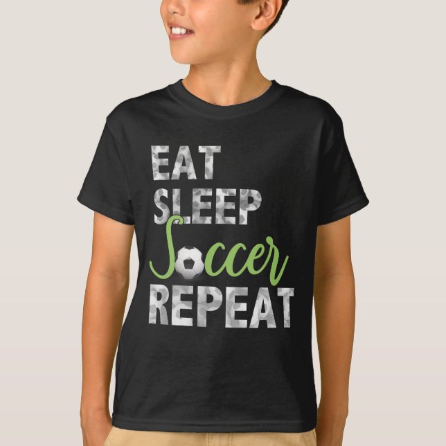 Jogador Legal de Camisa de Camisa do Sleep Repetir (Frente)