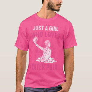 Jogadora De Polo Aquático Mostra Apenas Uma Menina