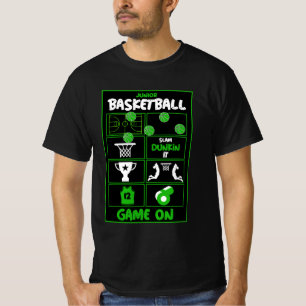 Jogadores de basquete de T-Shirt