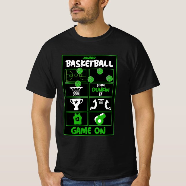 Jogadores de basquete de T-Shirt (Frente)