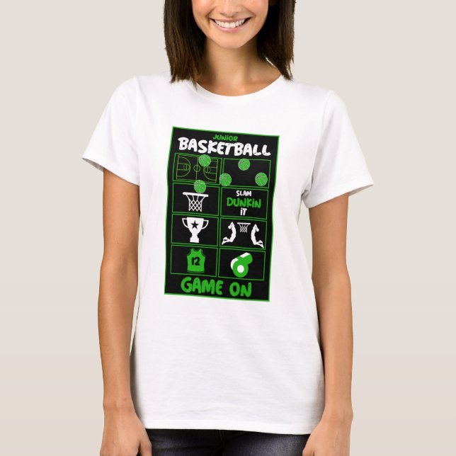 Jogadores de basquete de T-Shirt (Frente)