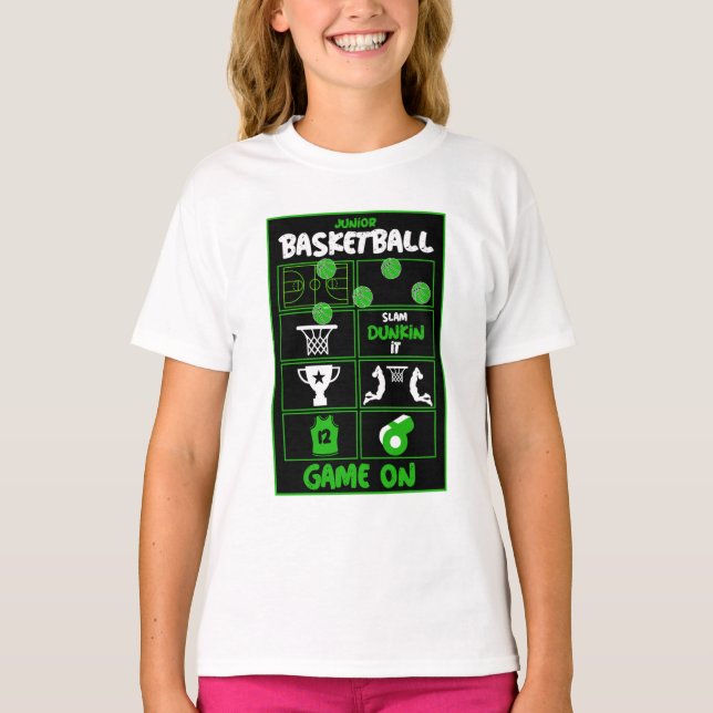 Jogadores de basquete de T-Shirt (Frente)