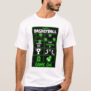 Jogadores de basquete de T-Shirt