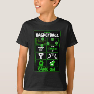 Jogadores de basquete de T-Shirt