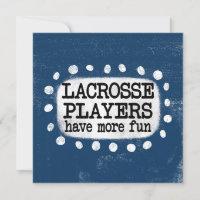 Jogadores De Lacrosse Têm Mais Cartão De Saudação