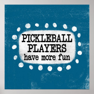 Jogadores De Pickleball Têm Mais Arte De Poster