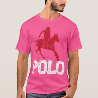 Jogadores de Polo Cavalo Ancorado Equestre